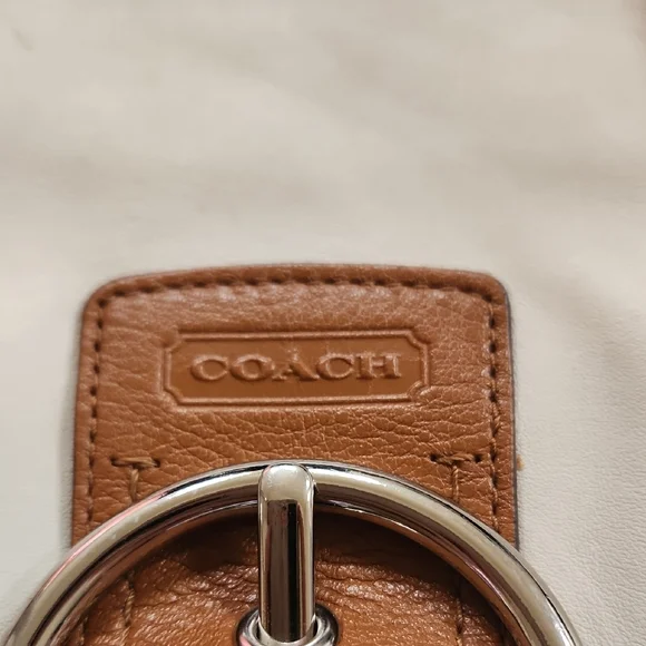 Coach Cream and Brown Shoulder Bag - Picture 4 of 5